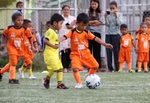 Kids brave the rain on sixth day of Meghalaya Baby League 2018