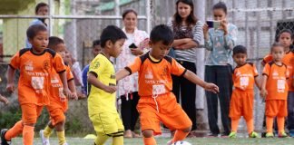 Kids brave the rain on sixth day of Meghalaya Baby League 2018