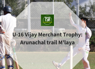 Arunachal trail M’laya by 90 runs on first day of U-16 Vijay Merchant match