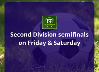 Second Division semifinals on Friday & Saturday