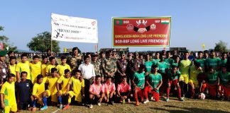 ’India-Bangladesh’ football match held on Meghalaya border