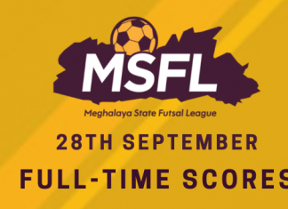 Meghalaya State Futsal League: Day 2 results