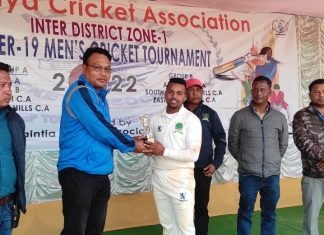 Inter District U-19 Boys Cricket: Ri-Bhoi win rain-affected opener