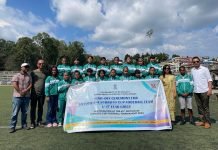 Meghalaya Subroto Cup 2023 girls’ team given send-off before heading to Delhi