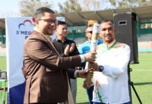 5th Meghalaya Games torch relay sets off from Shillong to Tura