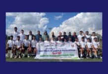 Meghalaya’s football team given send-off for Khelo India Youth Games 2024