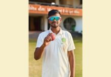 Col CK Nayudu Trophy: Bipin takes 6 vs Mizoram but M’laya still need 164 to win
