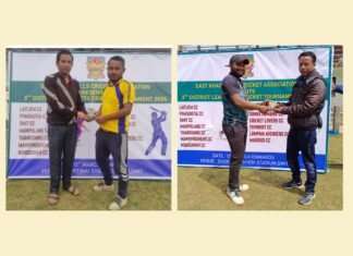 EKH Cricket Assoc T20 League: Cricket Lovers & Thangsning take victory