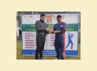 EKH Cricket Assoc T20 League: Laitjem victorious over Thangsning