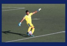 Padam Chettri named Best Goalkeeper in I-League 2023-24