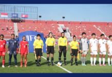FIFA Assistant Referee Ri-iohlang Dhar back home after AFC tournament in Bali