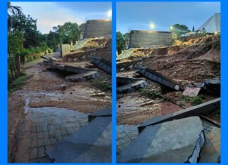 Second wall collapses at Tura’s PA Sangma Sports Complex in less than 1 year