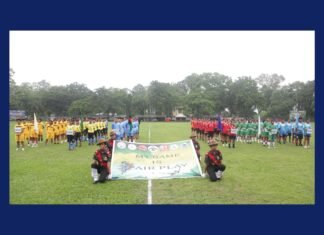 Meghalaya taking part in Assam Rifles’ Women’s Football Championship