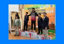 EKH come out on top of 9th Meghalaya State Shooting Championship