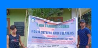 2 from M’laya Sport Climbing & Mountaineering Assoc undergo training in Arunachal