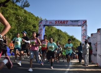 Kresstarjune & Phyrnai fastest M’laya runners at 3rd Sohra International Half Marathon