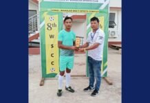 8th Wahiajer Knockout Football: Thadmusem score big vs Rymbai Skhensyriah