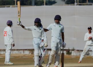 Cooch Behar Trophy: Kshitij stranded on magnificent 94* as Baroda beat Meghalaya