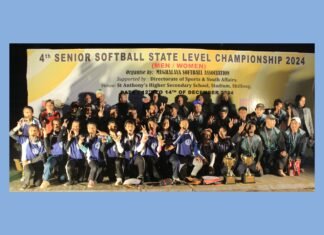 Double delight for Mawsynram at 4th Senior Softball State Level Championship