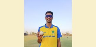 U-23 Men’s State A Trophy: Abhishek takes 5, Kevin hits 50 but Meghalaya fall short vs Railways