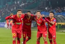 I-League 2024-25: Douglas hat-trick sees Lajong move up to 4th in standings