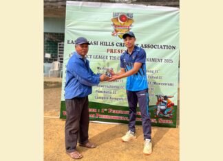 EKHCA 4th District League T20 Tourney: Shavian hits mammoth century as Cricket Lovers thump Laitkynsew