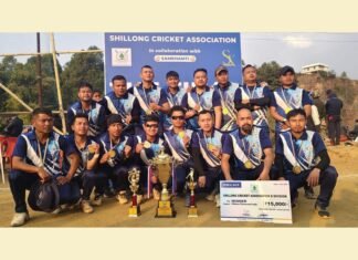 Lawsohtun & Sanmer win 2nd & 3rd Division titles of Shillong Cricket League