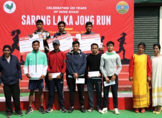 1300+ runners take part in Seng Khasi’s Sarong La Ka Jong Run