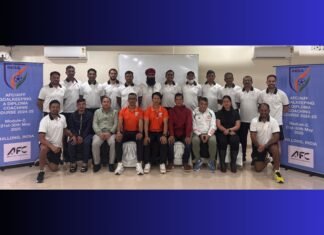 Senior level AFC goalkeeping coaching course held in Shillong