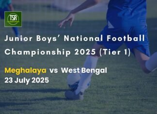 Junior Boys National Football C’ship 2025: Meghalaya lose to Bengal from 2 goals up