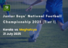 Kerala drub Meghalaya in opener of Junior Boys National Football C’ship 2025 for BC Roy Trophy