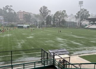 Despite recent drainage work, SSA Stadium still struggles during heavy rain