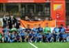 Alisha, Bonifilia & Team India get hands on SAFF U-17 Women’s Championship trophy
