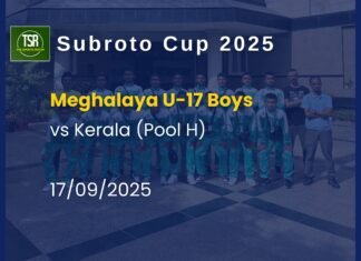 Subroto Cup 2025: Meghalaya U-17 boys narrowly lose to Kerala
