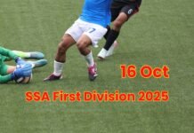 SSA 1st Div 2025: Lawsohtun & Ryntih earn first points this season