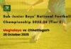 Sub-Junior Boys NFC Tier 2: Meghalaya score big win vs Chhattisgarh