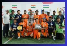 Klingson Marak scores hat-trick against Uzbekistan in blind football