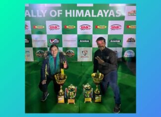 Phoebe Dale Nongrum creates history as first female podium finisher at 5th Rally of Himalayas