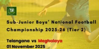 Sub-Junior Boys NFC Tier 2: End of the road for Meghalaya this year as they lose to Telangana