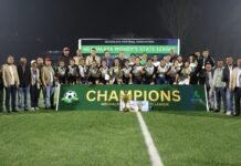 Jubilant Jakrem crowned first ever Meghalaya Women’s State League champions!