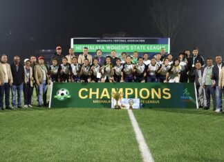 Jubilant Jakrem crowned first ever Meghalaya Women’s State League champions!