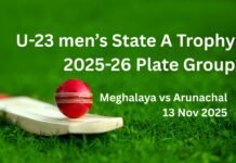 State A Trophy 2025-26: Meghalaya flatten Arunachal by 8 wickets