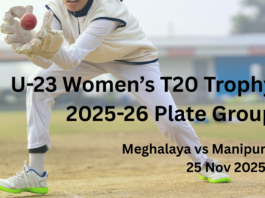 U-23 Women’s T20 Trophy 2025-26: Meghalaya take victory vs Manipur
