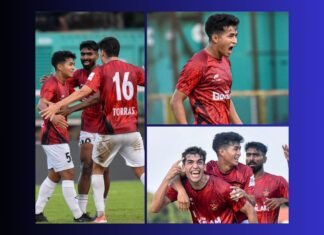 Samuel L Kynshi scores for Gokulam Kerala in AIFF Super Cup 2025-26