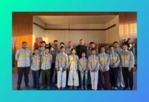 Team of 15 AMKA karatekas representing State at 69th School Games in Indore