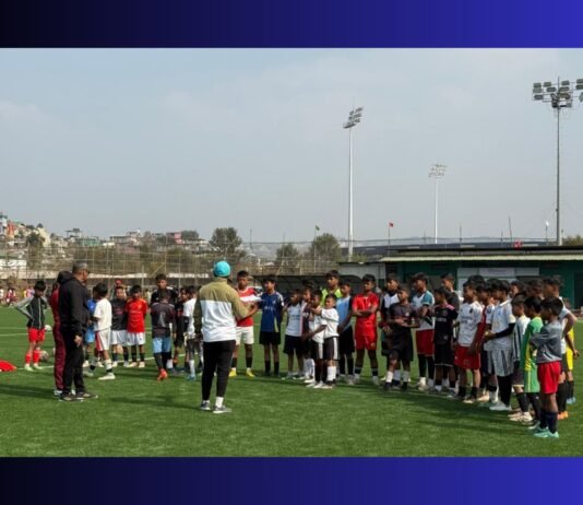 Huge turnout of boys for Meghalaya Football Association Academy trials