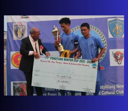 Football: Jaguars beat Khimusniang for 1st Pongtung Winter Cup 2025-26 title!
