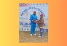 Shillong Cricket Super Division 2025-26: Nongmensong strike down Langsning