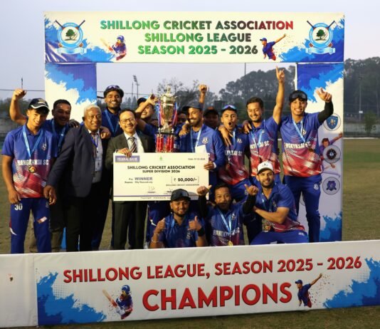 Classy performance by Rangkynsai wins them Shillong Cricket Super Div 2025-26 title