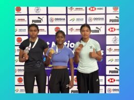 Anrisha Klein claims bronze in high jump at 1st Indoor Athletic Championship